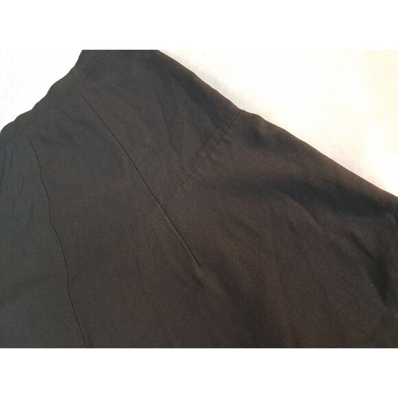 J.Crew A-Line Flared Mini Woven Tulip Skirt Black Lined Retro Stretch Size 00 - Picture 3 of 6